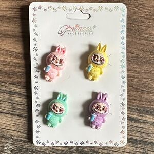 Colorful Labubu Croc Charms